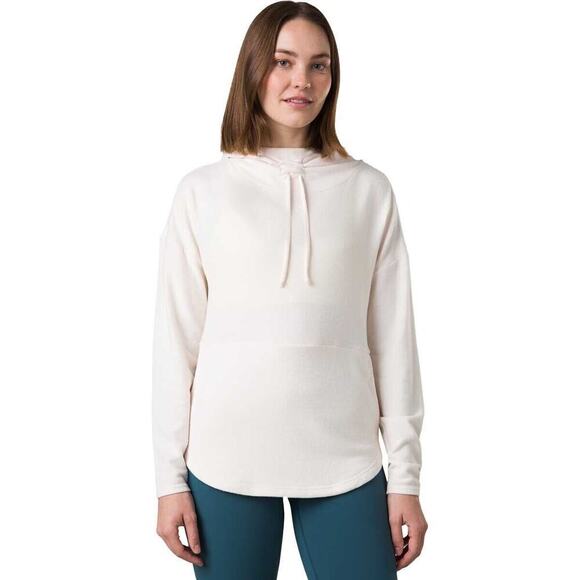 NWT Prana Foresta Women’s Top Tencel Modal Pullover Hoodie Soft Blush Pink Large - Picture 1 of 10